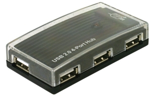 DeLock HUB USB 2.0 4-portov extern v. napjee