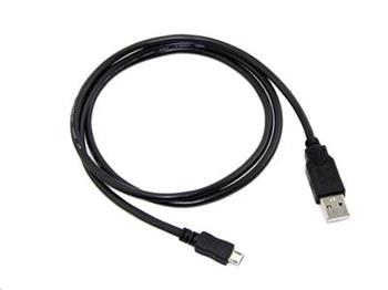 C-TECH Kabel USB 2.0 AM/Micro, 2m, ern