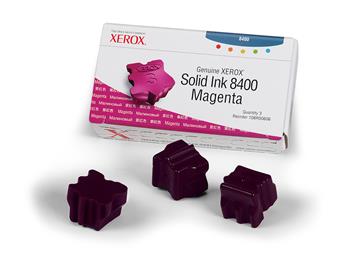 Xerox-Genuine Solid Ink 8400 Magenta (Three Sticks)