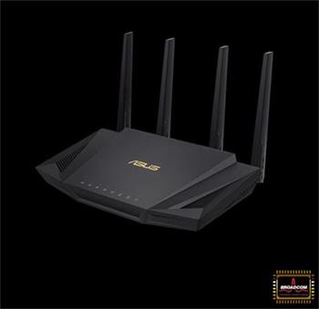 ASUS RT-AX58U V2, Router AX3000 Dual Band WiFi 6 (802.11ax) podporujc technologii MU-MIMO a OFDMA