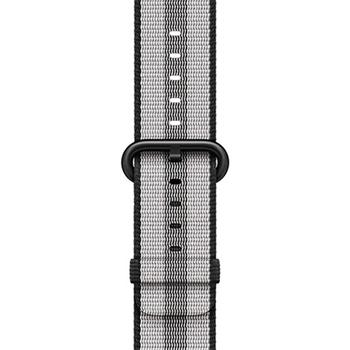 Apple Watch 38mm Black Stripe Woven Nylon