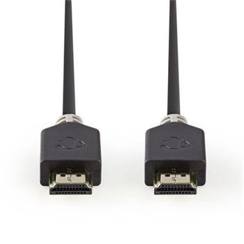 Nedis CVBW34000AT50 - Kabel High Speed HDMI s Ethernetem | Konektor HDMI - Konektor HDMI | 5 m | Antracit