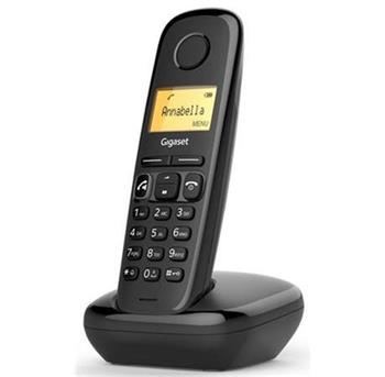 Gigaset A270-BLACK - DECT/GAP bezdrtov telefon, barva ern