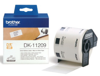 Brother - DK-11209 (paprov/ zk adresy - 800ks) 29 x 62mm