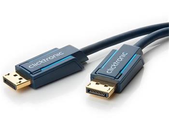 ClickTronic HQ OFC kabel DisplayPort, zlacen kon., 3D, 5m