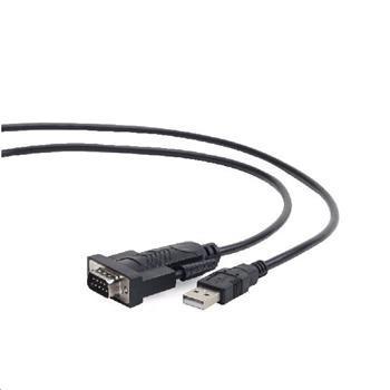CABLEXPERT Kabel adapter USB-serial 1,5m 9 pin (com), ern