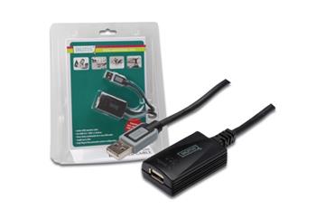 Digitus USB 2.0 aktivn prodluovac kabel 5m , Blister