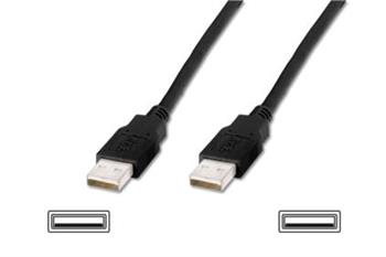 Digitus USB 2.0 kabel, typ A, M / M, 3,0 m, USB 2.0 ve shod, UL, ern