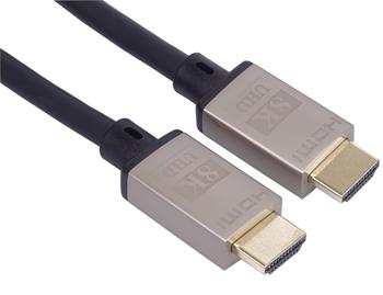 PremiumCord Ultra High Speed HDMI 2.1 kabel 8K@60Hz, 4K@120Hz dlka 0,5m kovov pozlacen konektory
