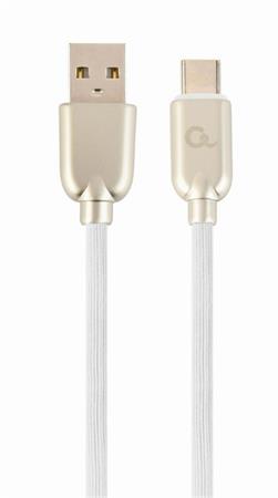CABLEXPERT Kabel USB 2.0 AM na Type-C kabel (AM/CM), 2m, pogumovan, bl, blister, PREMIUM QUALITY