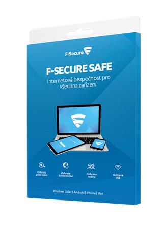 F-Secure SAFE pro 1 zazen na 1 rok -CZ elektronicky