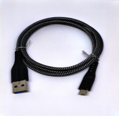 Crono kabel USB 2.0/ USB A samec - microUSB samec, 1,0m, ern premium
