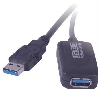 PremiumCord USB 3.0 repeater a prodluovac kabel A/M-A/F 5m