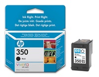 HP CB335EE Ink Cart No.350 pro OJ 5780, 5785, 4,5ml, Black