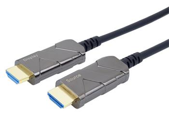 PremiumCord Ultra High Speed HDMI 2.1 optick fiber kabel 8K@60Hz,zlacen 10m