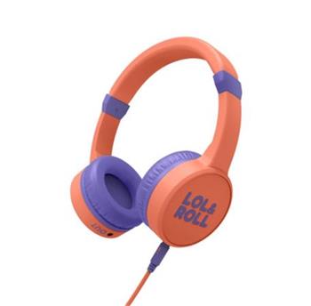 Energy Sistem Lol&Roll Pop Kids Headphones Orange, navren speciln pro dti, omezenm hladiny zvuku, Music Share