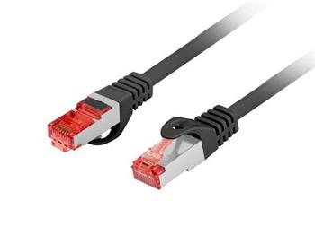 LANBERG Patch kabel CAT 6 S-FTP, AWG 26/7, LSZH, m, ern, 0,5m