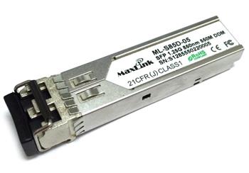 MaxLink 1.25G SFP optick modul, MM, 850nm, 550m, 2x LC konektor, DDM, Cisco compatible