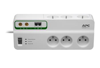 APC Home/Office SurgeArrest 6 Outlets with Phone and Coax Protection 230V Czech