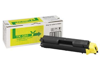 Kyocera toner TK-580Y lut na 2 800 A4 (pi 5% pokryt), pro ECOSYS P6021cdn, FS-C5150DN