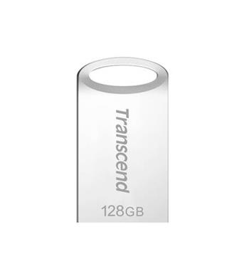 Transcend 128GB JetFlash 710S, USB 3.1 Gen 1 flash disk, mal rozmry, stbrn kov