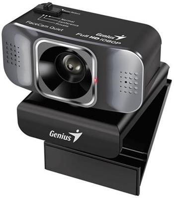 GENIUS webov kamera FaceCam Quiet/ Full HD 1080P, dva mikrofony, USB 2.0, ern