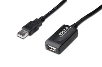Digitus USB 2.0 aktivn prodluovac kabel 20m