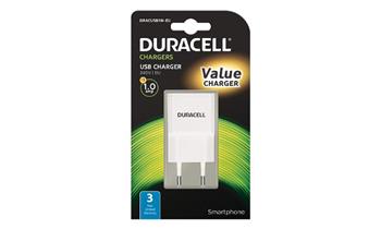Duracell - USB Nabjeka pro teky & telefony 1A