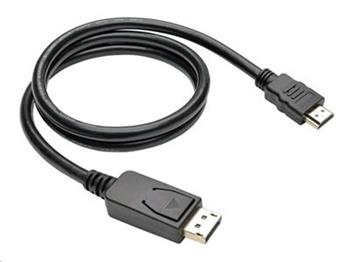C-TECH Kabel DisplayPort/HDMI, 1m, ern