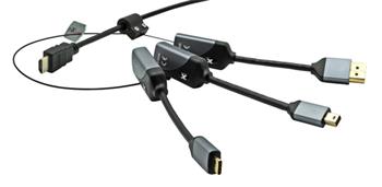 ProXtend kabel/redukce RING HDMI 4K vstup pro pipojen zazen s DisplayPort,Mini DisplayPort, USB-C