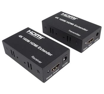 PremiumCord 4K HDMI extender na 100m pes jeden kabel Cat5e/Cat6