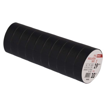 Izolačná páska PVC 19mm / 10m čierna 