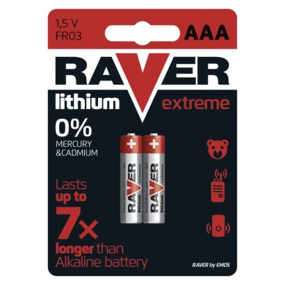 Ltiov batria RAVER FR03 (AAA) 