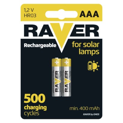 Nabjacia batria RAVER 400 mAh HR03 (AAA) 
