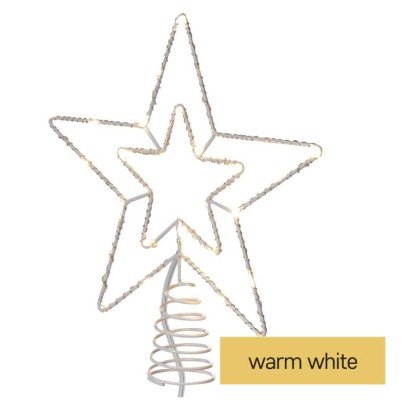 Standard LED spojovacia viano. hviezda, 28,5 cm, vonkaj. aj vntor., tepl biela 
