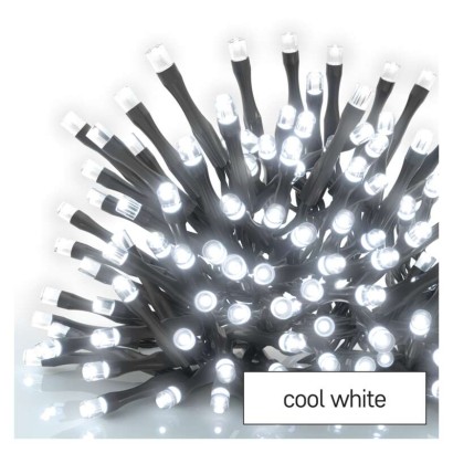 Standard LED spojovacia viano. reaz, 5 m, vonkajia aj vntorn, studen biela 