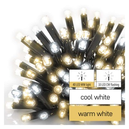 Profi LED spojovacia reaz preblikvajca  cencle, 3 m, vonkajia, tepl/studen biela 