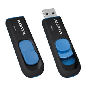 USB k Adata USB Memory DashDrive UV128 32GB USB 3.0 Black+Blue