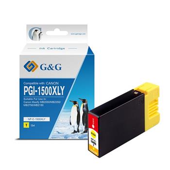 alt. kazeta G&G pre CANON PGI-1500XLY Maxify MB2050/MB2350 (11.5ml/Y)