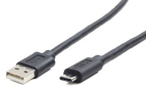 USB 2.0 kbel z USB na USB typ C, 1m, CABLEXPERT