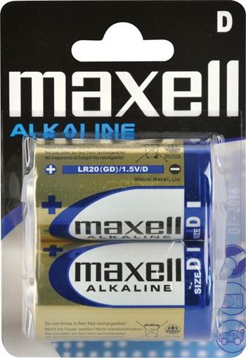 Batrie Maxell LR20 (D) 2ks Blister Alkaline