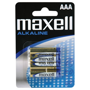 Batrie Maxell Super Alkaline LR03 (AAA) 4ks Blister