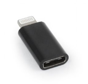 USB redukcia Lightning / Typ C, ierna, CABLEXPERT