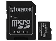 Pamov karta Kingston Canvas Select Plus micro SDHC 32GB Class 10 UHS-I 100/10 MB/s (+ adaptr)