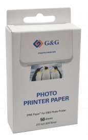 papier G&G pre Photo Printer ZINK 5x7,6cm, 50ks