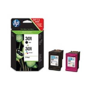 HP 301 Ink Cartridge Combo 2-Pack, (nhrada za J3M81AE), N9J72AE