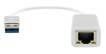 ProXtend adaptr USB-A 3.2 Gen1 na Ethernet stbrn