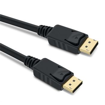 PremiumCord DisplayPort 1.4 ppojn kabel M/M, zlacen konektory, 2m