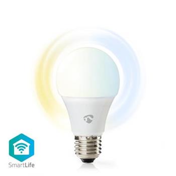 Nedis WIFILW13WTE27 - SmartLife LED rovka | Wi-Fi | E27 | 800 lm | 9 W | Studen-Tepl Bl | A+ | Android | A60