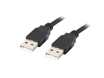 LANBERG USB-A M / M 2.0 kabel 0,5m, ern